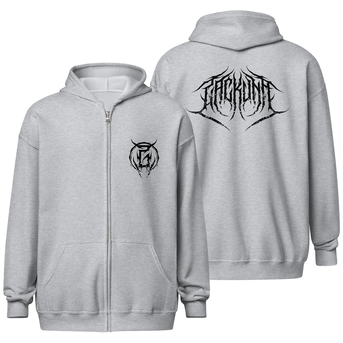 Zackuna - Unisex Heavy Blend Zip Hoodie - Single Color - TantrumCollectibles.com