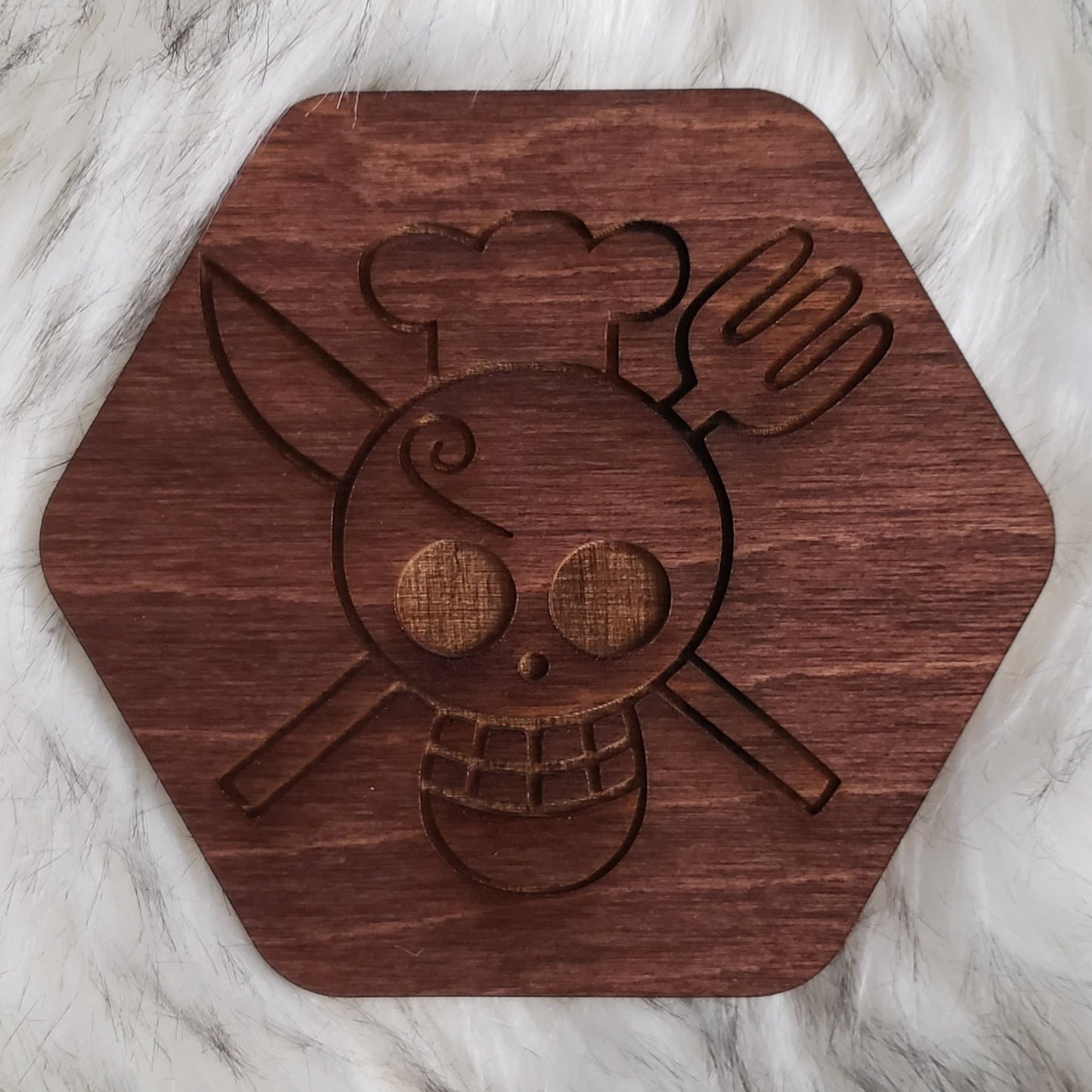 Wooden One Piece Coaster-Sanji - TantrumCollectibles.com