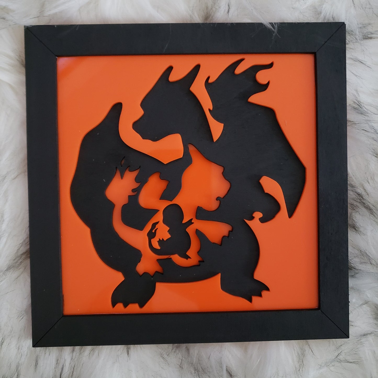 Pokemon Evolution 3D Wall Art (Charizard) - TantrumCollectibles.com