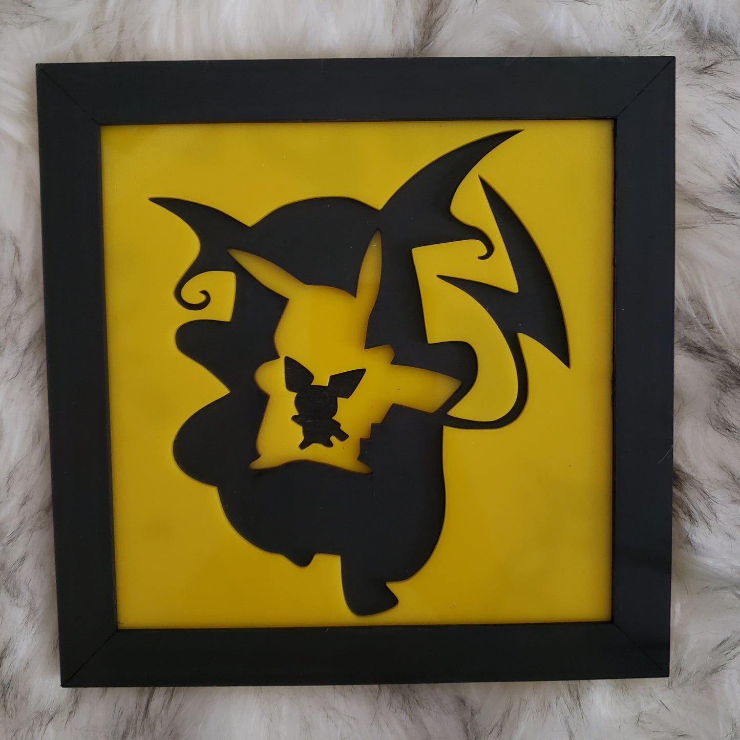 Pokemon Evolution 3D Wall Art (Pikachu) - TantrumCollectibles.com