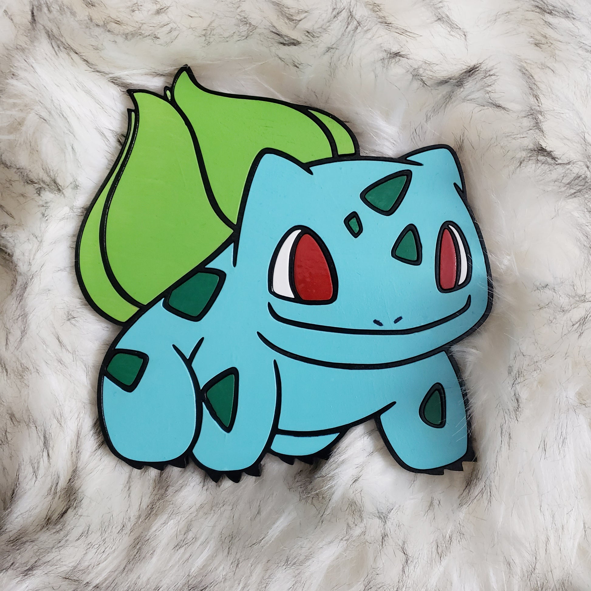 Pokémon- Wooden Wall Art- Bulbasaur - TantrumCollectibles.com
