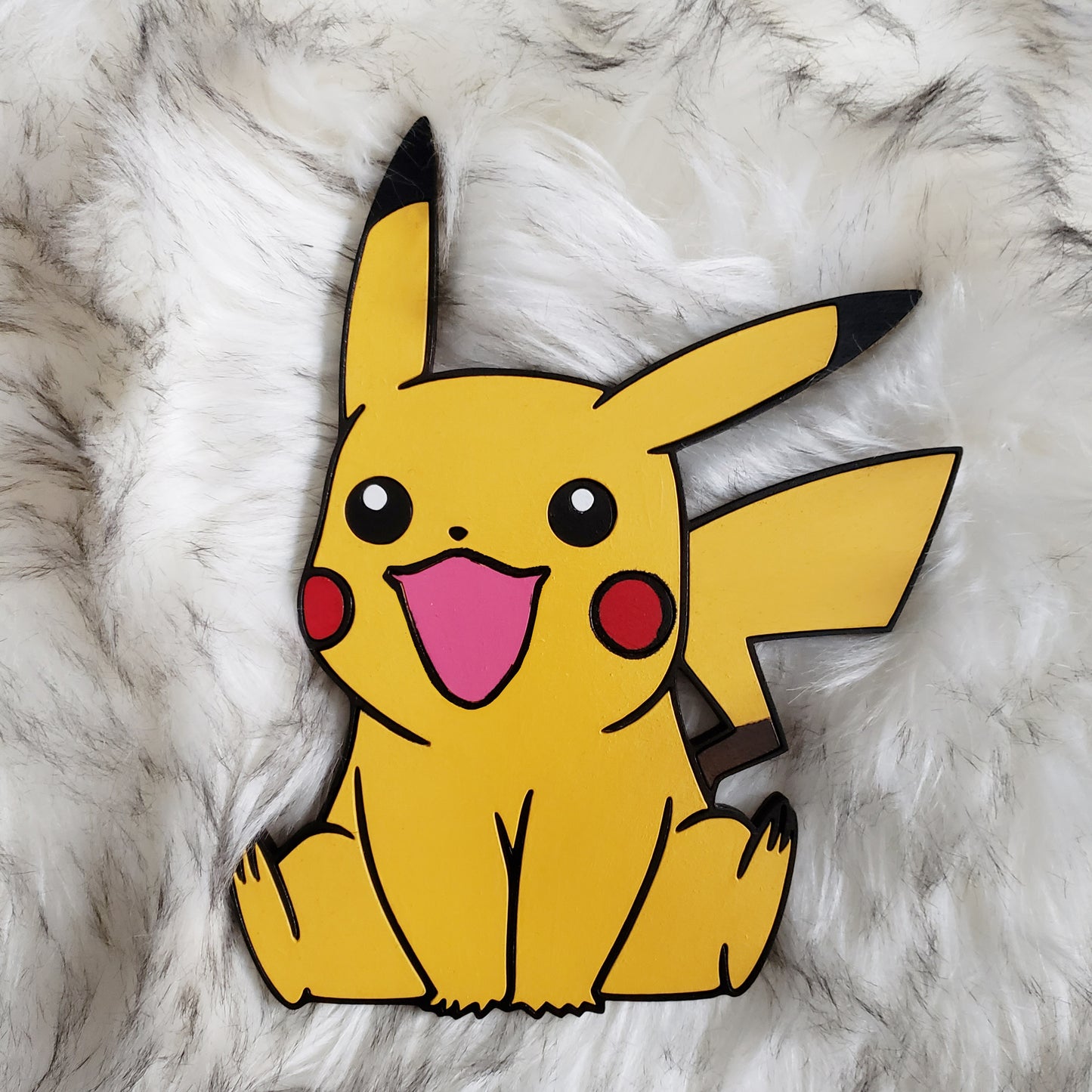 Pokémon- Wooden Wall Art- Pikachu - TantrumCollectibles.com