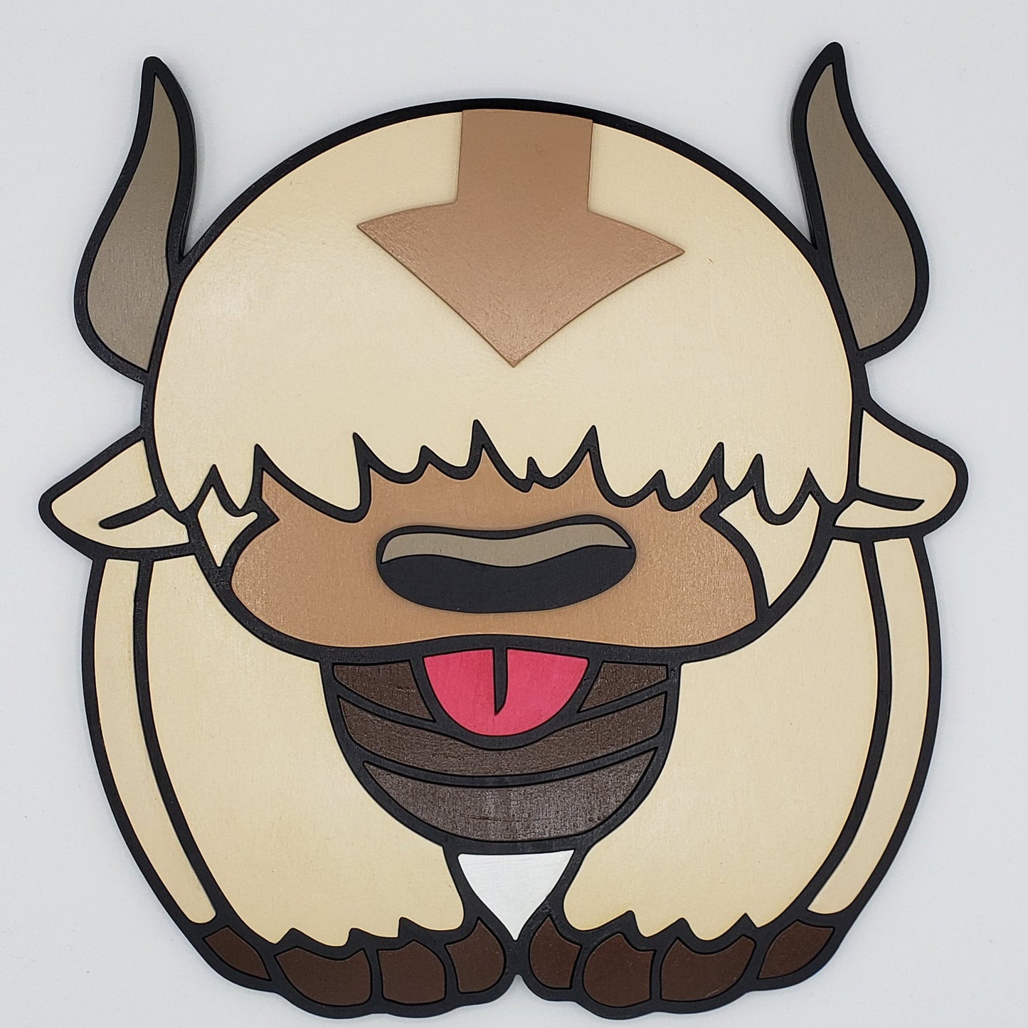 Avatar the Last Air Bender - Appa Replica Wood Art (Extra Large) - TantrumCollectibles.com