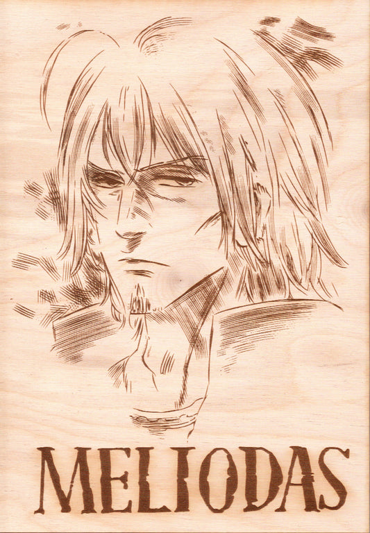 Seven Deadly Sins -Meliodas Wooden Wanted Poster - TantrumCollectibles.com