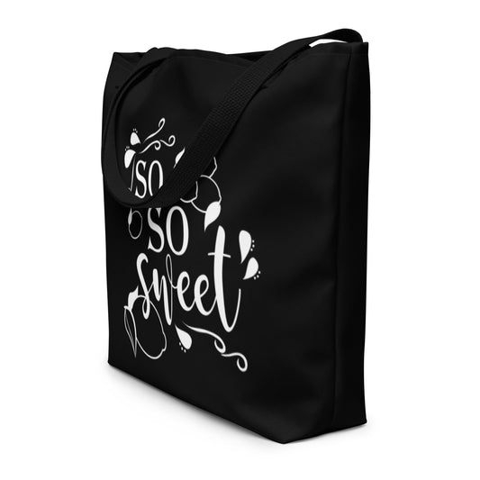 Frankthepegasus - All-Over Print Large Tote Bag - So So Sweet