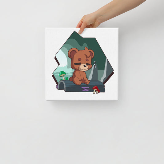 Burr  - 12X12 Canvas - Chibi SleepiBear