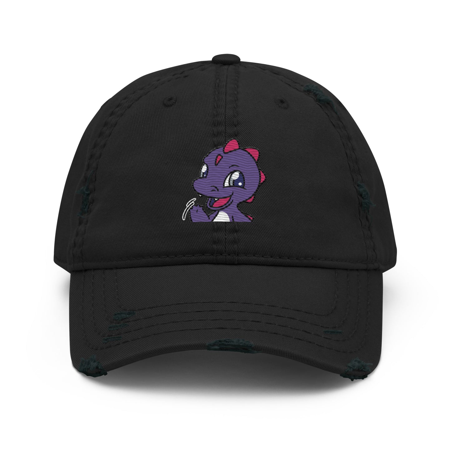 HKayPlay - Distressed Dad Hat (Series 1) - Hello