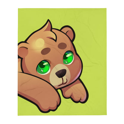 Burr - Throw Blanket - Bear